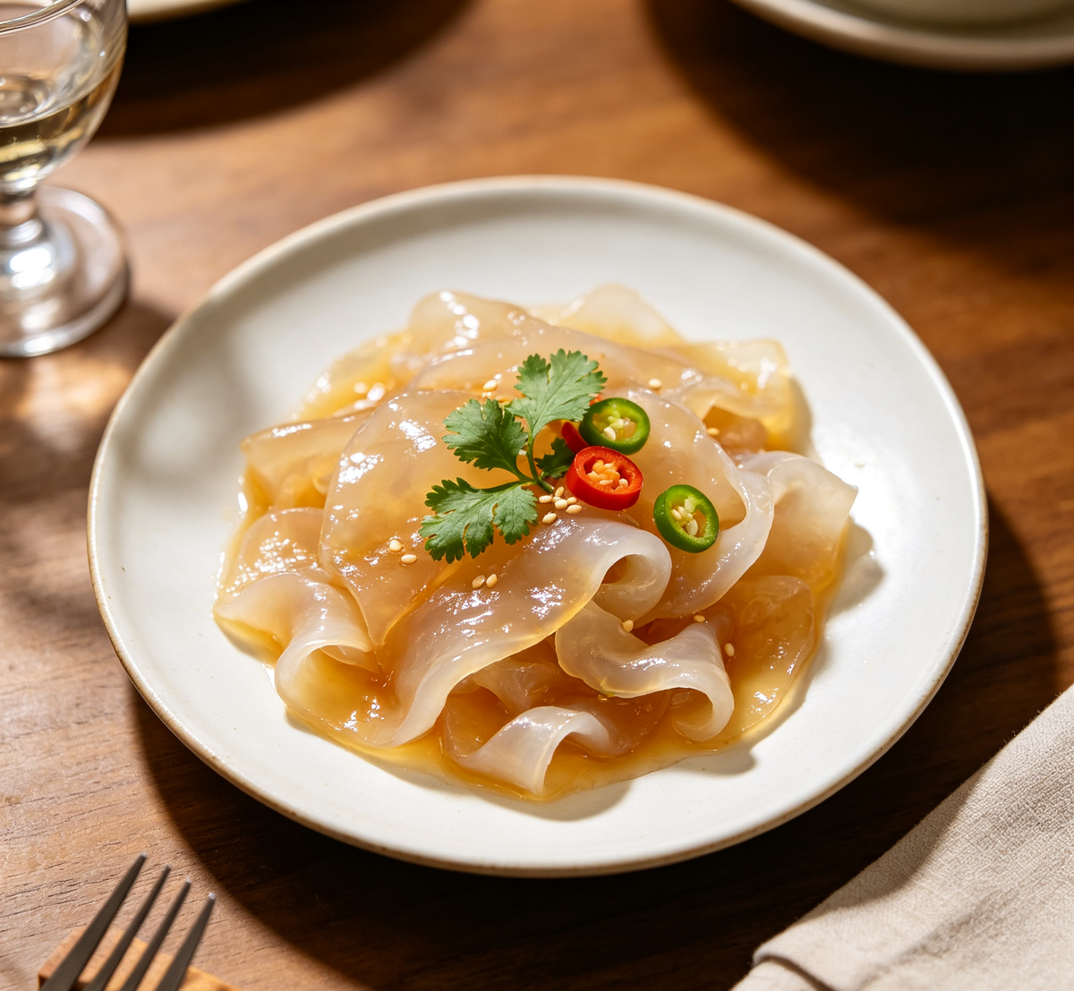 Delicate and Flavorful Jellyfish Salad