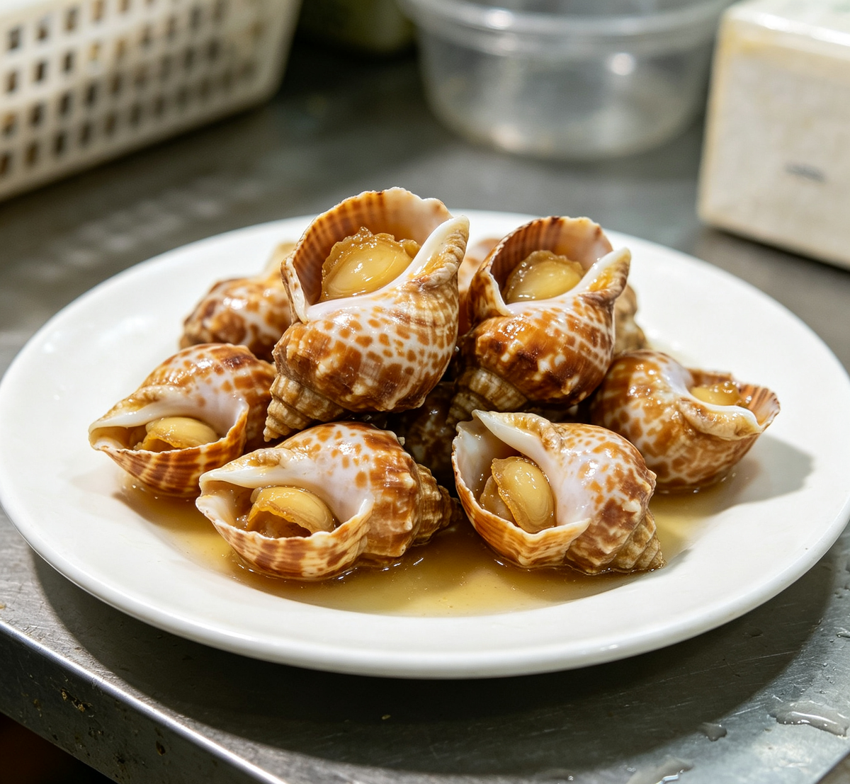 Deliciously Marinated Sea Snails – A Gourmet Seafood Delight